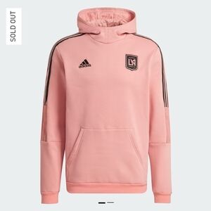 Adidas Los Angeles FC LAFC Hoodie Pink ⚽